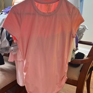 CALIA by Carrie Underwood Coral Pink Short Sleeve Active Tee